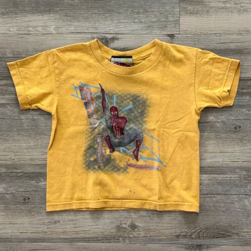 Vintage 2004 Spiderman-2 Movie Promo Kids T-Shirt Size 4T
